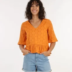 OXBOW Blouse CHARLES - Ocre Best