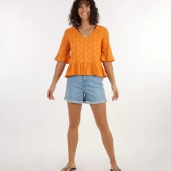 OXBOW Blouse CHARLES - Ocre Best