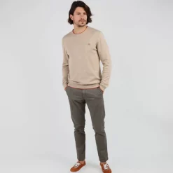OXBOW Chino pants REANO - Vetiver Flash Sale
