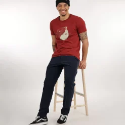 OXBOW Chino pants REANOUR - Deep Marine Sale