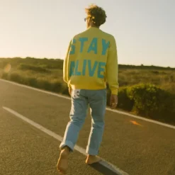 OXBOW COLLECTOR Sweater ALEXANDRE - Citron Cheap