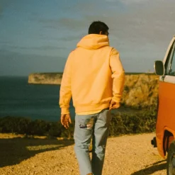 OXBOW COLLECTOR Sweatshirt STUART - Abricot Solarisé Solarized Abricot Hot