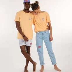 OXBOW COLLECTOR Tee-Shirt  PIERRE - Abricot Solarisé Solarized Abricot Cheap