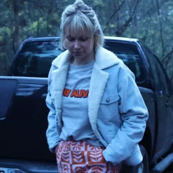 OXBOW Jacket JESSIE - Light Blue Outlet