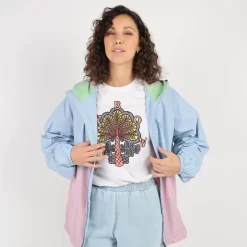 OXBOW Jacket JOAQUIM - Light Blue Flash Sale