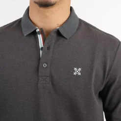 OXBOW Polo NIROS - Anthracite Chiné Heather Anthracite Shop