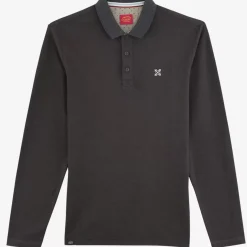 OXBOW Polo NIROS - Anthracite Chiné Heather Anthracite Shop