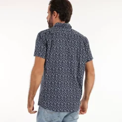 OXBOW Shirt CHEPRIM - Deep Marine Flash Sale