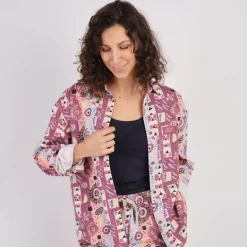 OXBOW Shirt CHINZA - Açaï Au00e7au00ef Online