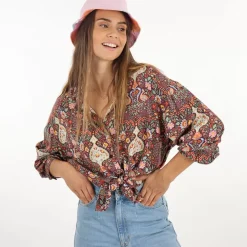 OXBOW Shirt CHINZO - Terre Brulée Terre Brulu00e9e Outlet