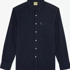 OXBOW Shirt CORTIL - Deep Marine Cheap