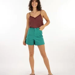 OXBOW Shorts OKITA - Palm Green Outlet