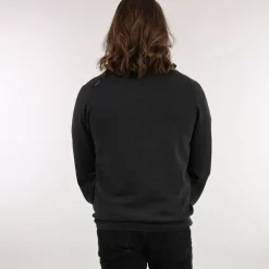 OXBOW Sweater PENZI - Noir Chiné Heather Black Fashion