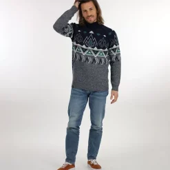 OXBOW Sweater PERMAG - Deep Marine Outlet