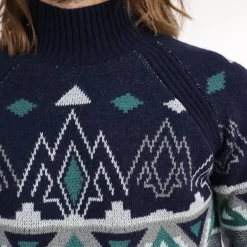 OXBOW Sweater PERMAG - Deep Marine Outlet