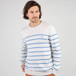OXBOW Sweater PEROM - Sel Chiné Heather Salt New