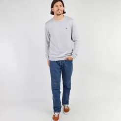 OXBOW Sweater PERONI - Gris Chiné Heather Grey Shop