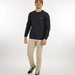 OXBOW Sweater PERONI - Noir Chiné Heather Black Online