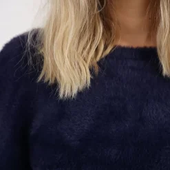 OXBOW Sweater PERSEPHONE - Navy Flash Sale