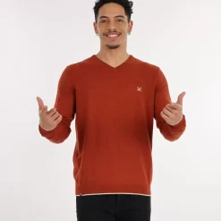 OXBOW Sweater PIVEGA - Grenat Clearance