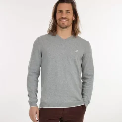 OXBOW Sweater PIVEGA - Gris Chiné Heather Grey Best Sale