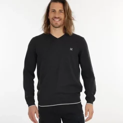 OXBOW Sweater PIVEGA - Noir Chiné Heather Black Best