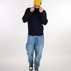 OXBOW Sweater POLGER - Deep Marine Cheap