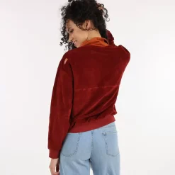 OXBOW Sweatshirt SABRINA - Grenat Outlet