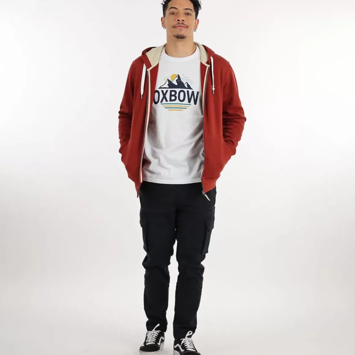 OXBOW Sweatshirt SALET - Grenat Fashion