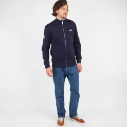 OXBOW Sweatshirt SALTCOATS - Deep Marine Chiné Heather Deep Marine Outlet