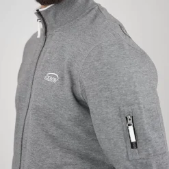 OXBOW Sweatshirt SALTCOATS - Gris Chiné Foncé Dark Heather Grey Clearance