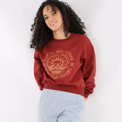 OXBOW Sweatshirt SARDINI - Grenat Best Sale