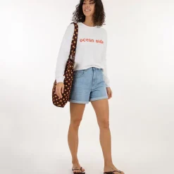 OXBOW Sweatshirt SERENA - White Clearance