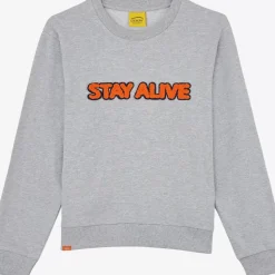 OXBOW Sweatshirt SHEEKY - Gris Chiné Moyen Mid Heather Grey Flash Sale