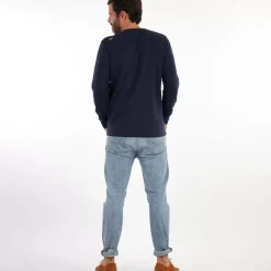 OXBOW Sweatshirt SOLAIO - Deep Marine Fashion