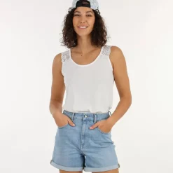 OXBOW Tank top TORTLE - White Online