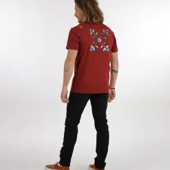 OXBOW Tee-Shirt TAGTAN - Grenat Cheap