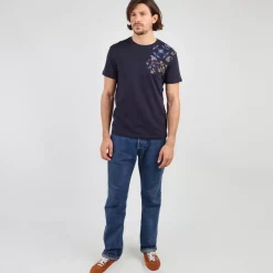 OXBOW Tee-shirt TASTA - Deep Marine Cheap