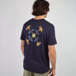 OXBOW Tee-shirt TEREVA - Deep Marine Discount